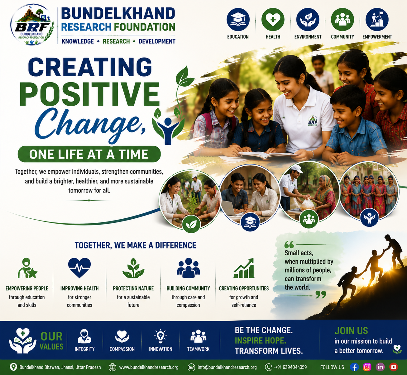 Creating Positive Change, One Life at a Time
